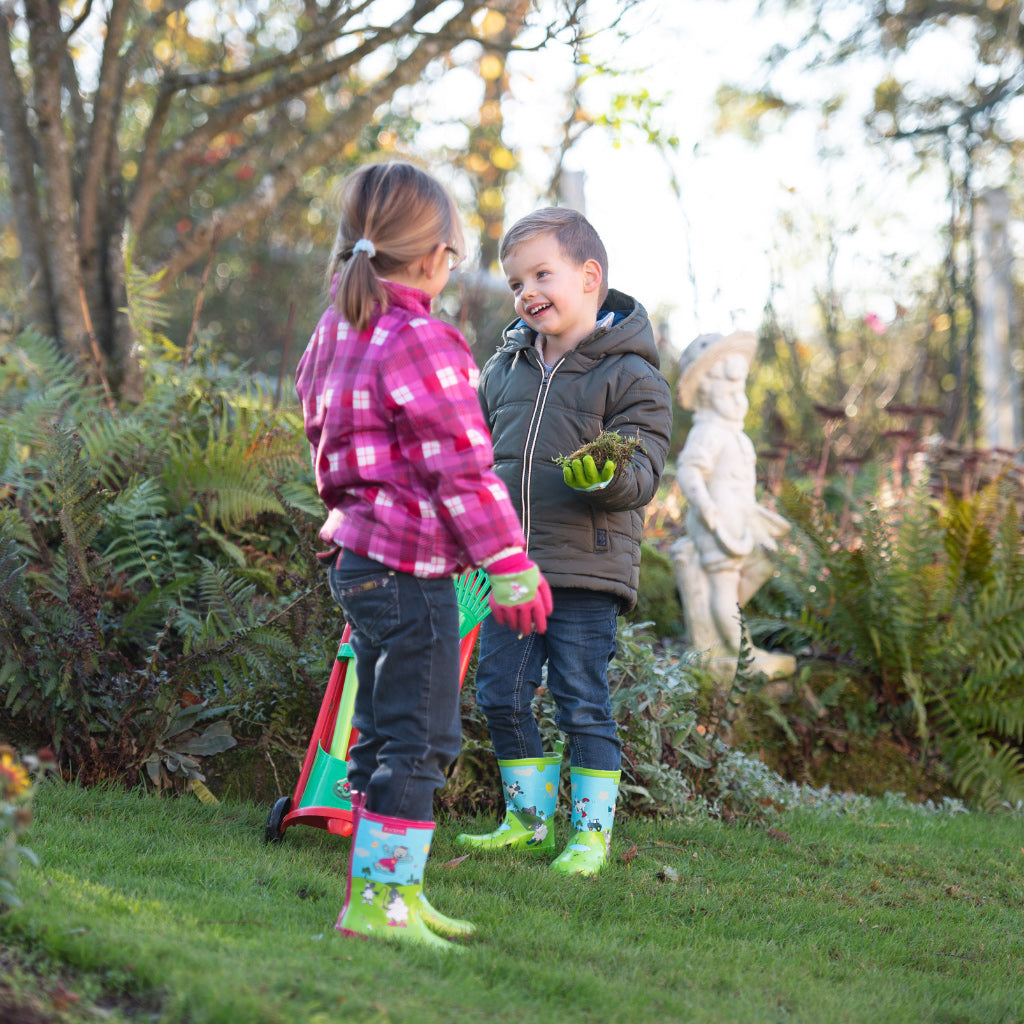 Kids on sale in wellies